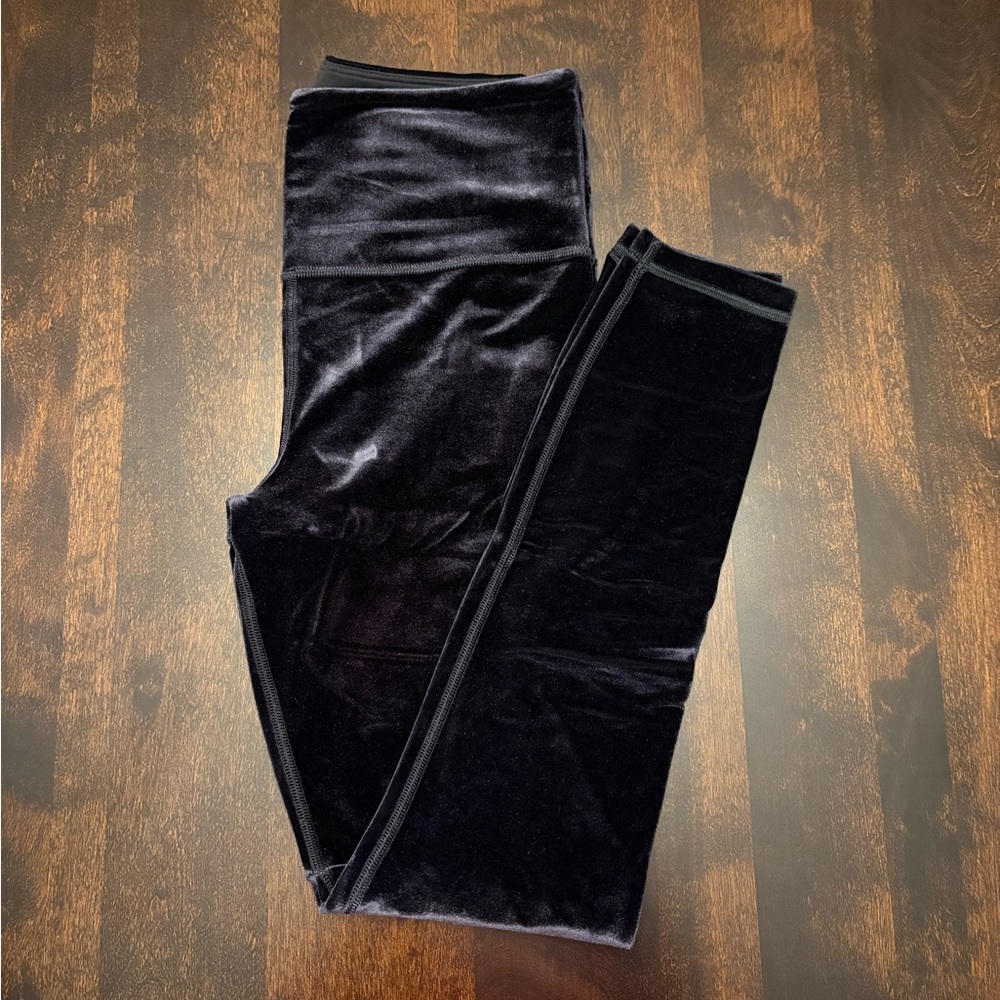 Athleta Velvet/Velour Elation Ultra High Rise Leggings